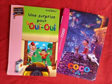 2 livres enfants "Oui-Oui" et "Coco"