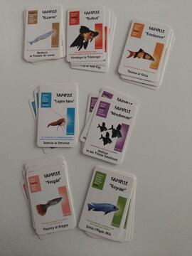 Jeu de cartes 7 familles Poissons