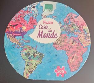 Puzzle Carte du Monde 500 pièces