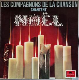 Disque vinyle 33 tours "Les compagnons de la chanson chantent Noël"