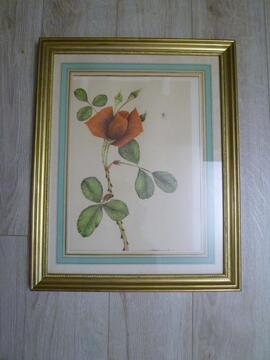 reproduction d'un dessin "la rose"