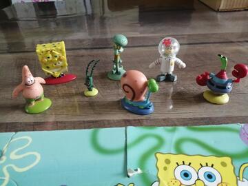 Puzzle Bob l'éponge et ses figurines