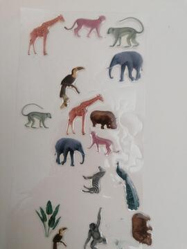 Stickers animaux sauvages