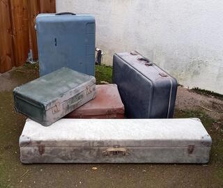 3 valises anciennes