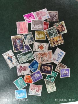 lot unique timbres Espagne