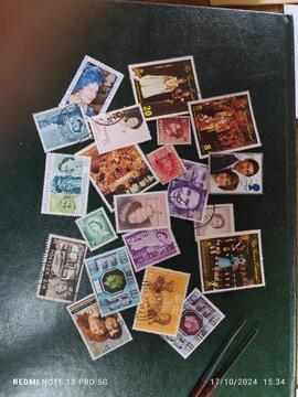 lot timbres unique. GB