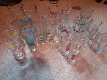 donne lot de verres