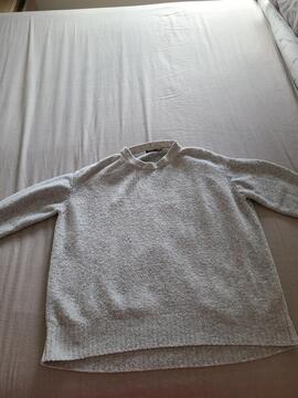 Pull gris Zara