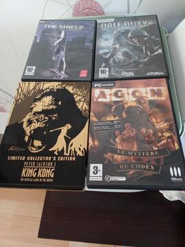 Lot de 4 jeux PC - DVD ROM