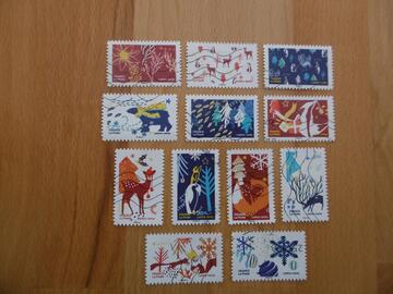 Série 12 timbres Un Noël qui fait du bien 2021