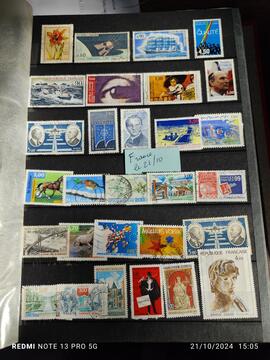 page timbres France 21/10