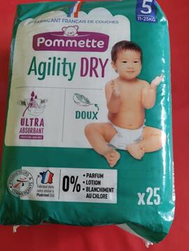 paquet couches bébé n°5 11/25 kg neuf