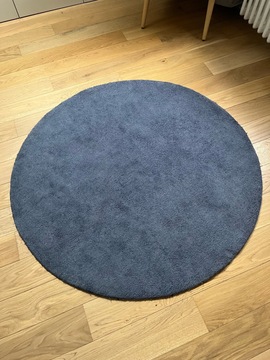 tapis rond bleu la redoute 120 cm