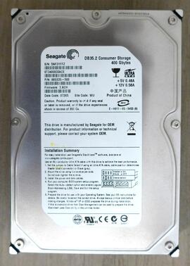 Disque dur de 400 Go Seagate