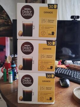 90 capsules pour machine DOLCE GUSTO