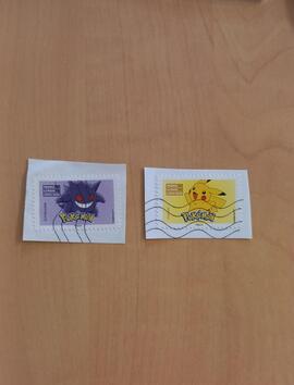 2 timbres POKEMON