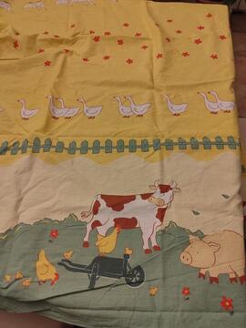 Nappe motif animaux de la ferme