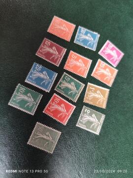 lot timbres France semeuses non oblitérés