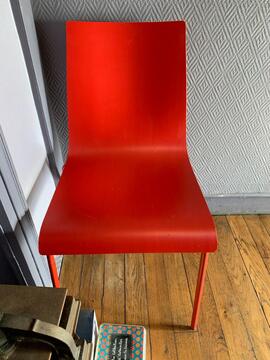 Chaise rouge Habitat