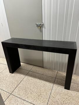 CONSOLE EN BETON CIRE GRIS ANTHRACITE