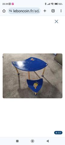 table pour enfant