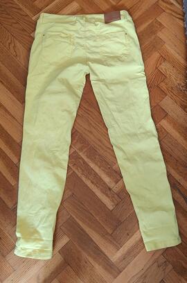 pantalon jaune en coton T40 - 42