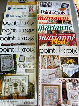 Lot de magazines broderie