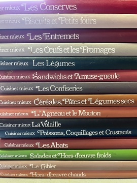 Lot de livres de cuisine