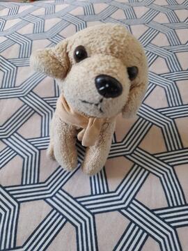 Mini peluche chien porte clés