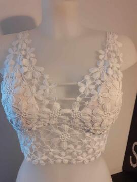 Bustier blanc Shein One size