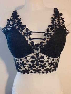 Bustier noir Shein One size