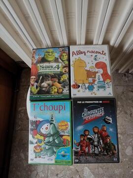 Lot 4 DVD pour enfants