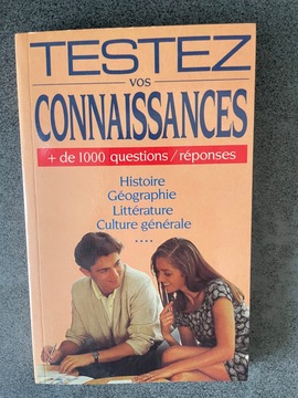 livre jeu Testez vous connaissances