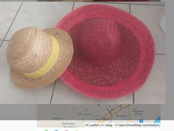 Lot de 2 chapeaux