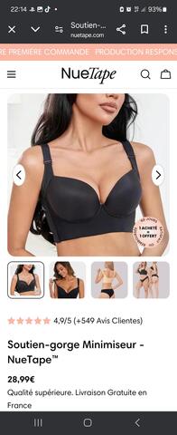 2 soutien gorge 105 D