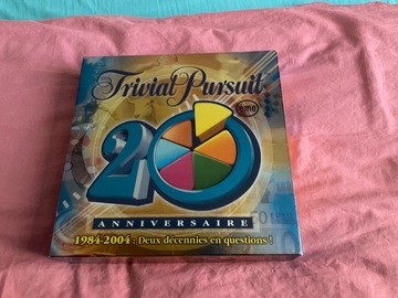 coffret Trivial Pursuit 20 eme anniversaire