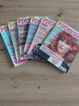 lot de 6 psychologie magazines