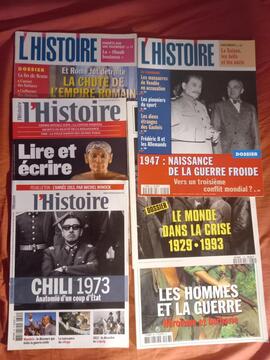 Lot 6 revues Histoire