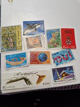 timbres français lot 2