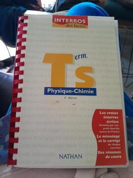 livre révision physique chimie term S