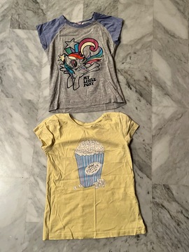 lot 2 t shirts fille 8 ans