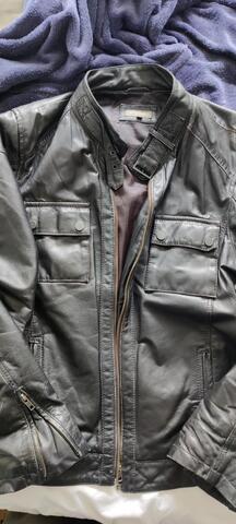 veste en simili cuir homme Taille L