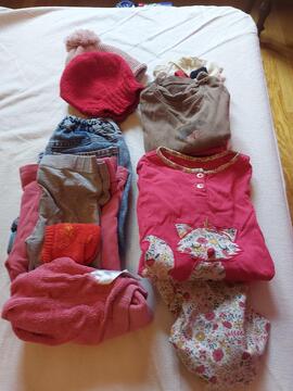 lot vêtements fille 2 ans