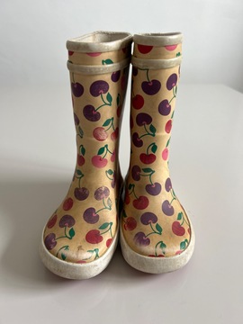 bottes aigle motif cerise pointure 24