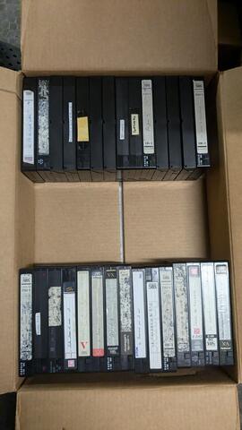 cassettes vidéos VHS