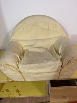 fauteuil enfant jaune