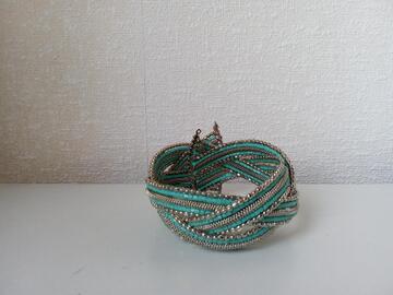 bracelet turquoise/argenté