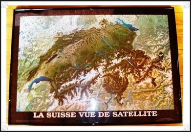 Poster: La Suisse vu par sattelite