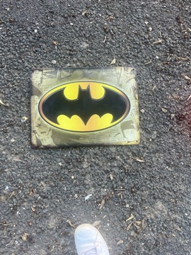 plaque métal Batman