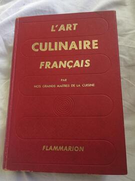 Livre de cuisine "L'art culinaire français"